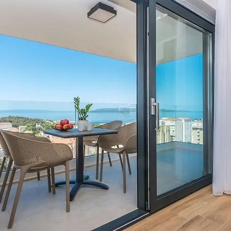 公寓 Luxury Adria Sea & View 马卡尔斯卡